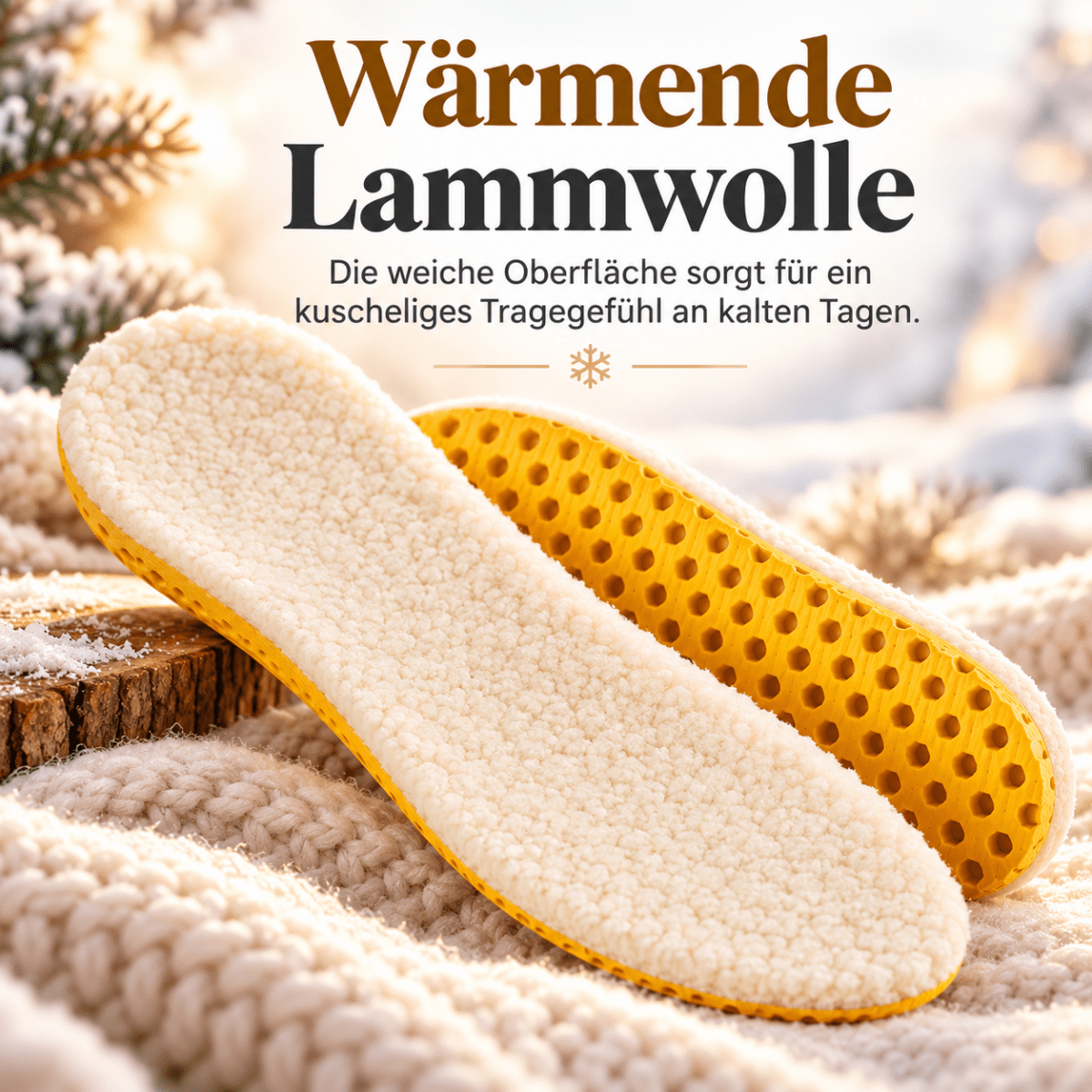 Colti – Warme Fleece-Wintereinlagen + kostenloser Schuhlöffel Schuh-Einlegesohle