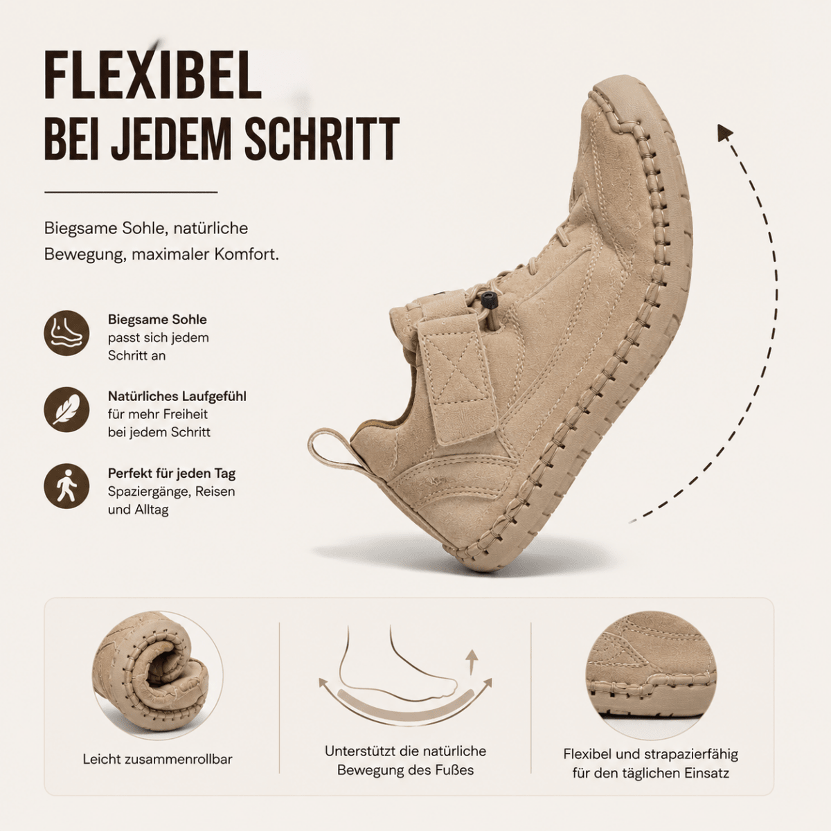 Mela™ - Komfortable & Schmerzfreie Orthopädische Barfußsneakers Barfußschuhe