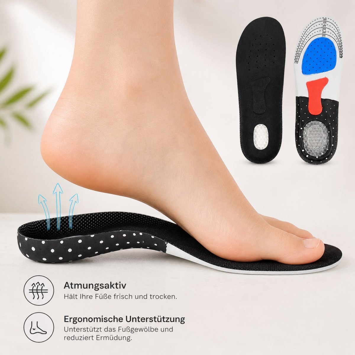Wiecel® Einlegesohle Atmungsaktiv – Perfekt für Barfußschuhe Damen & Herren Schuhe