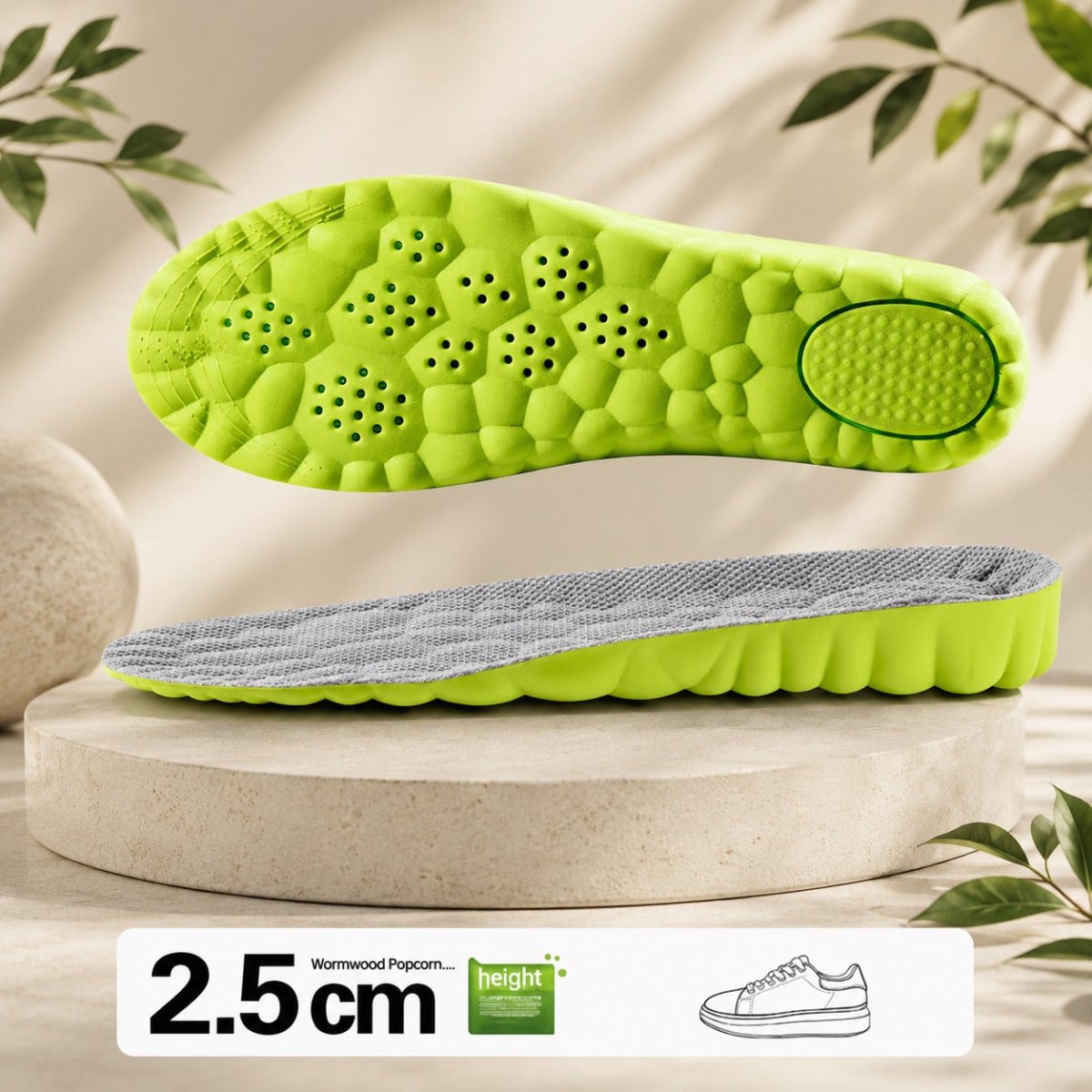 Wiecel™ LiftStep – Erhöhende Komfort - Einlegesohlen Schuh - Einlegesohle