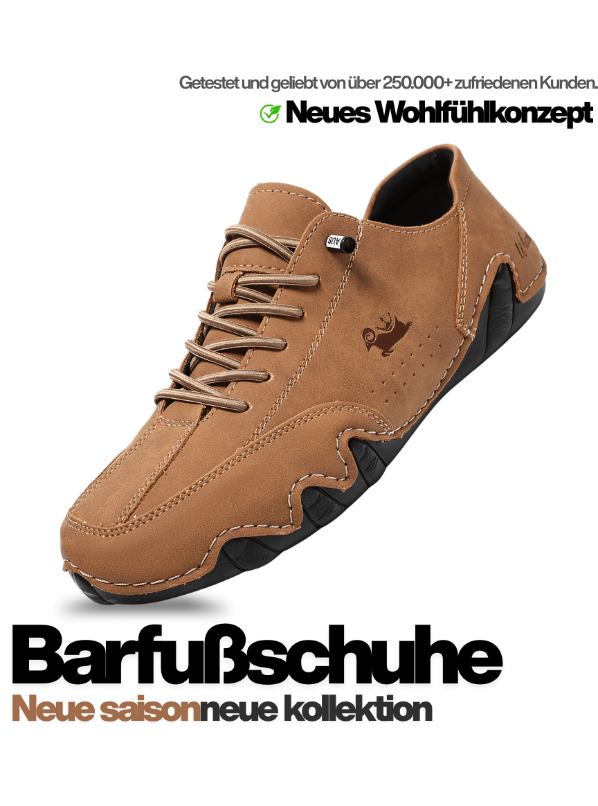 Wiecel™ - Ultra - bequemer Barfußschuhe aus Leder Barfußschuhe