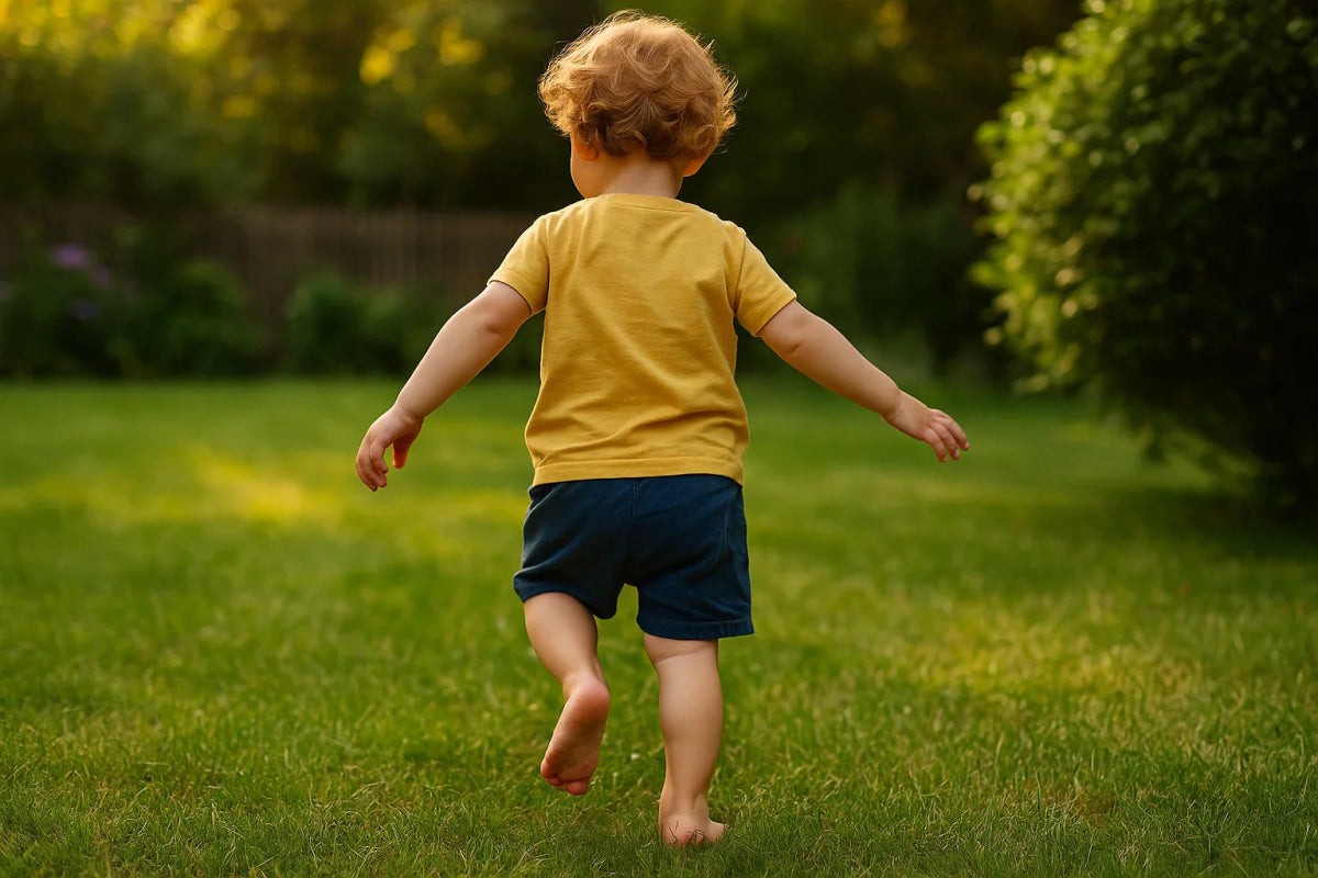 Die Entwicklung gesunder Kinderfüße durch Barfußgehen - Wiecel™ Barfußschuhe