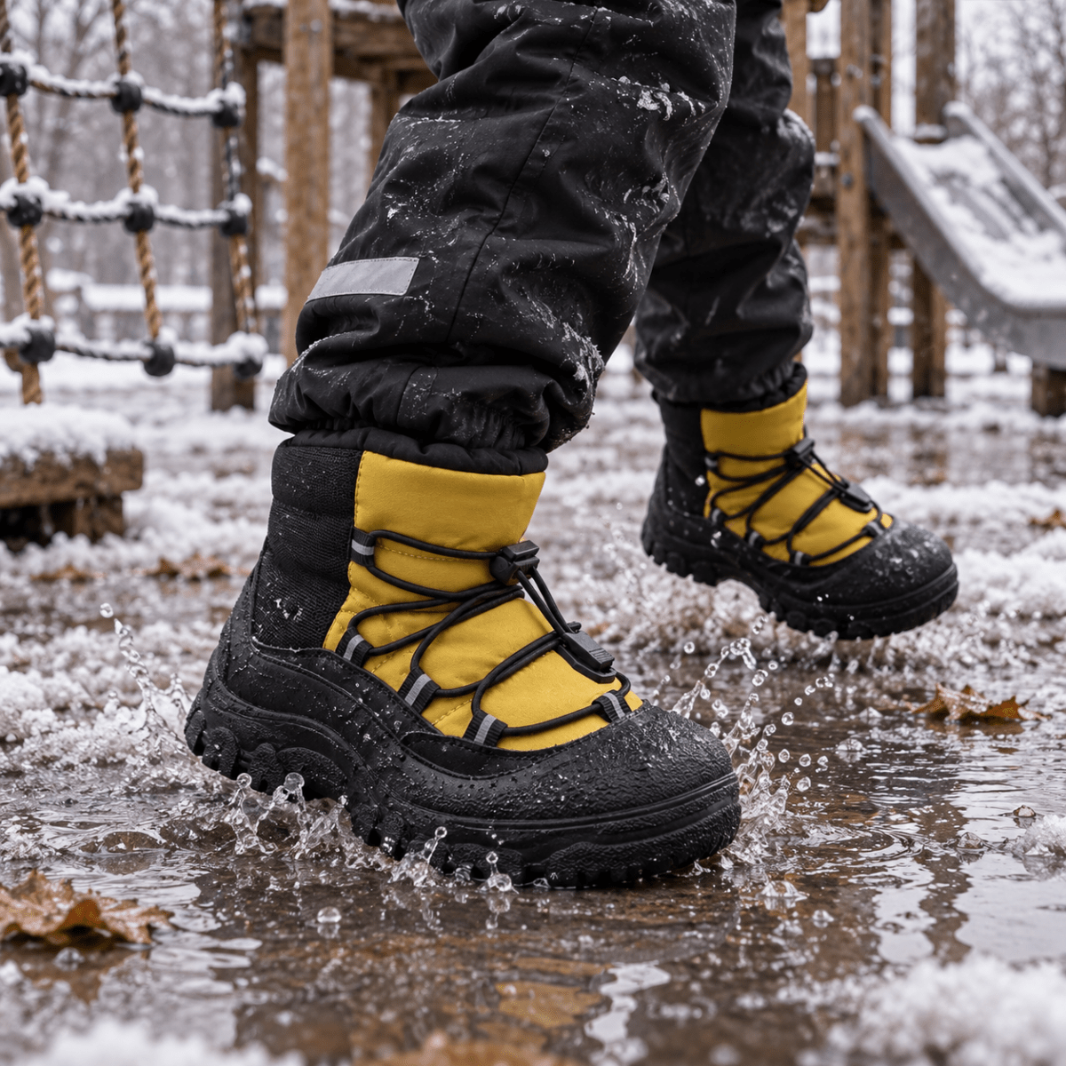 Agua - Winter Wasserdichte Barfuß-Stiefel für Kinder Schuhe