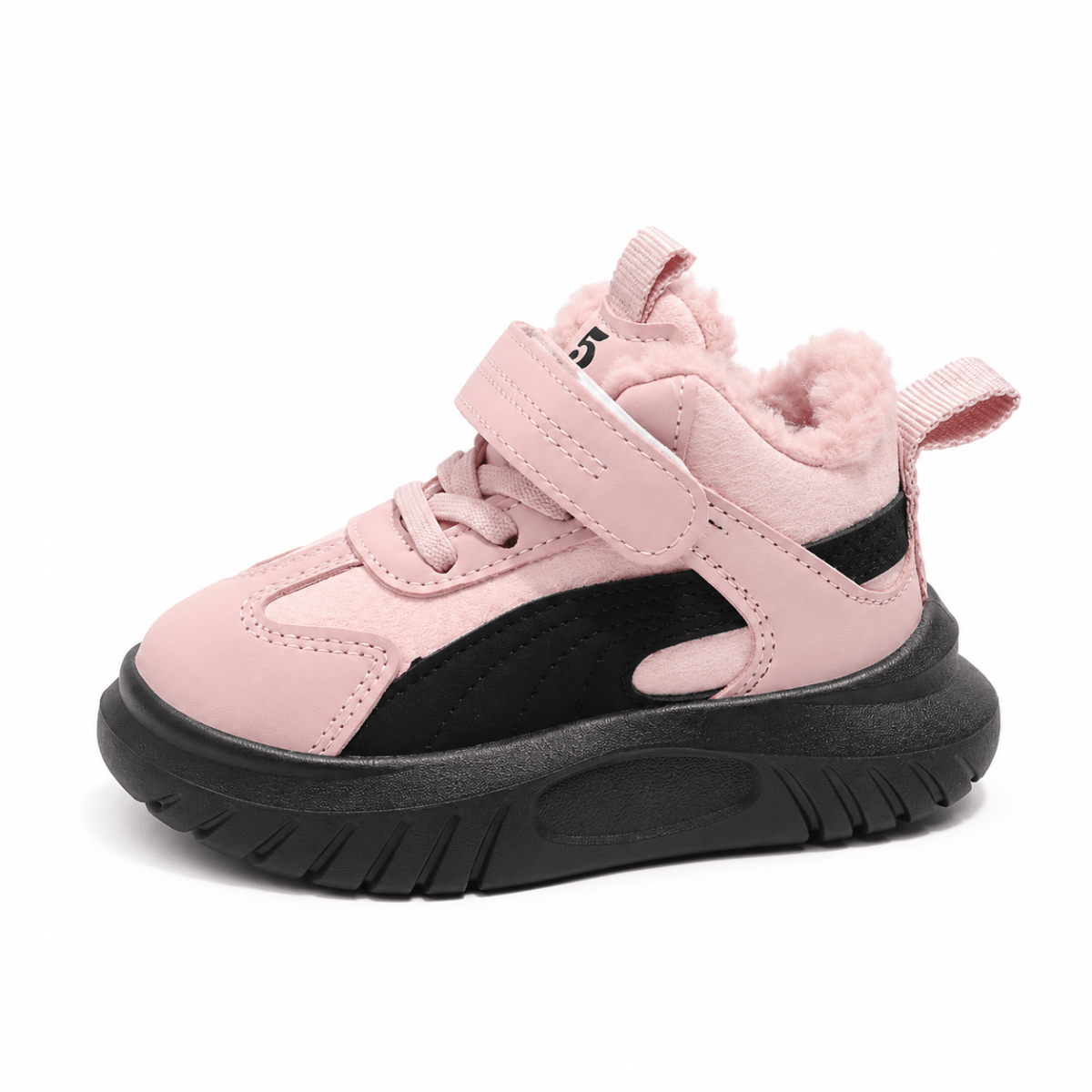Fips – Orthopädische Kinder Winter-Sneaker gefüttert – Warme Kinderschuhe mit Klettverschluss & rutschfester Sohle Kinderschuhe