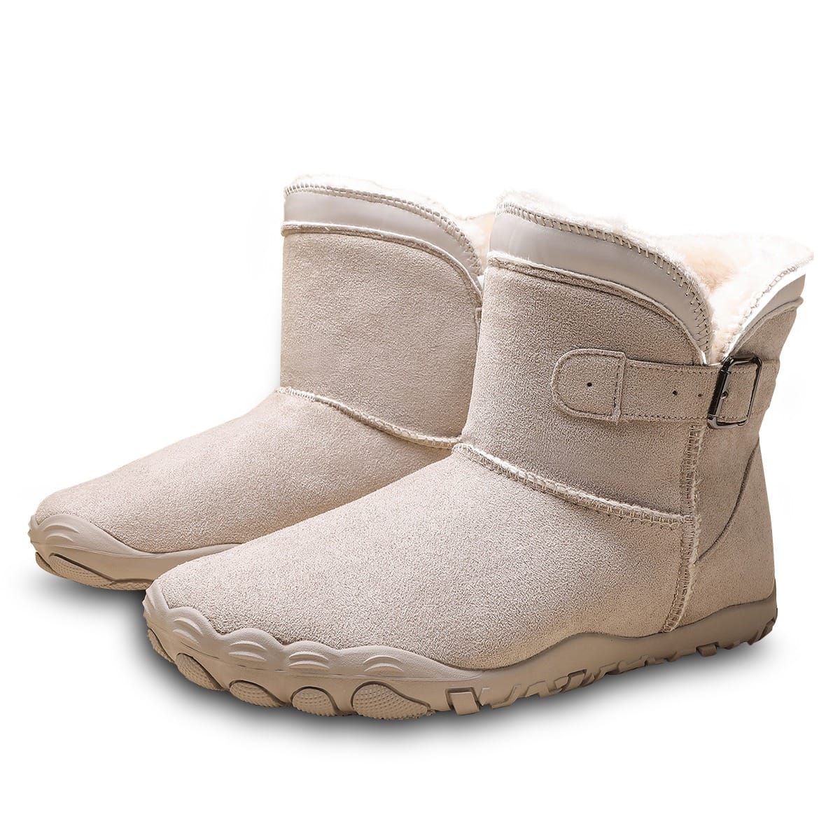 Hyggo – Gefütterte Barfuß-Winterstiefel mit breiter Zehenbox – Wasserdicht Barfußschuhe
