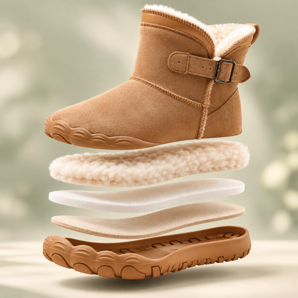 Hyggo – Gefütterte Barfuß-Winterstiefel mit breiter Zehenbox – Wasserdicht Barfußschuhe