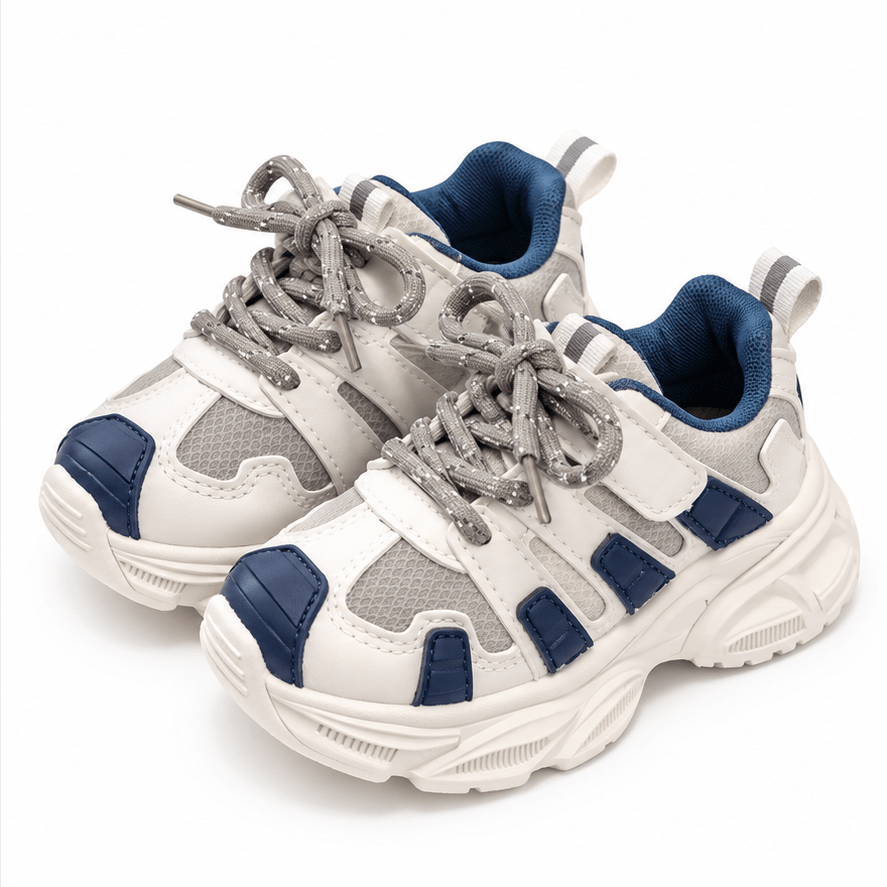 Kiko – Orthopädische Kinder Sneaker atmungsaktiv – Leichte Kinderschuhe mit Klettverschluss & rutschfester Sohle Kinderschuhe